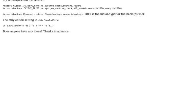 NFS client fails with "Protocol not supported" even though the protocol is listed as available смотреть онлайн