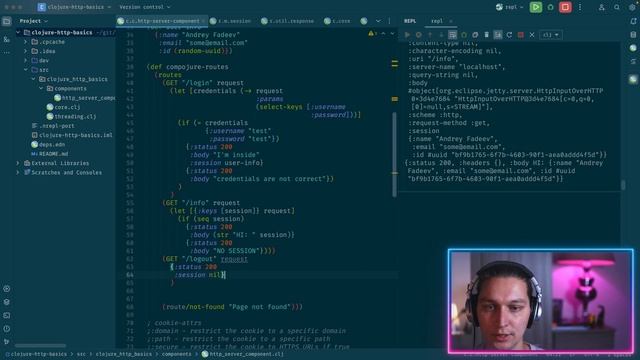 Understanding HTTP Sessions in Clojure Ring Library: User Login Explained смотреть онлайн