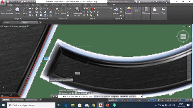 AutoCAD 2D -12- Dibujo de logotipos a partir de una imagen en AutoCAD смотреть онлайн