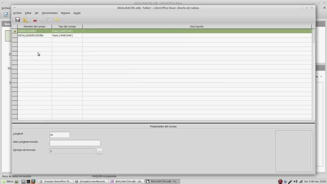 Sistema de Almacenes en Libre Office Base #1 смотреть онлайн