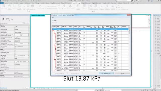 Dokumentation af tryktab (varme) MagiCAD смотреть онлайн
