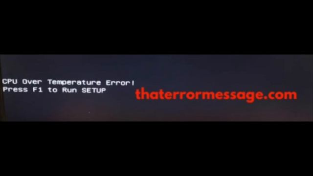 CPU Over Temperature Error! (American Megatrends) смотреть онлайн