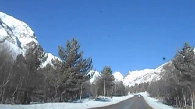 Дорога от поселка Терскол до поляны Азау. Эльбрус 2014. смотреть онлайн