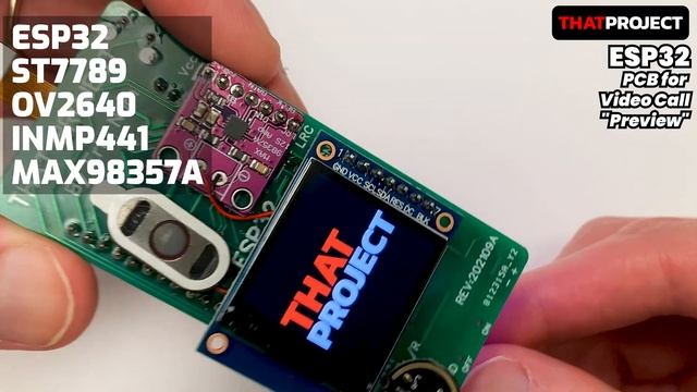 ESP32 + OV2640 + ST7789 + INMP441 + MAX98357A = ? смотреть онлайн
