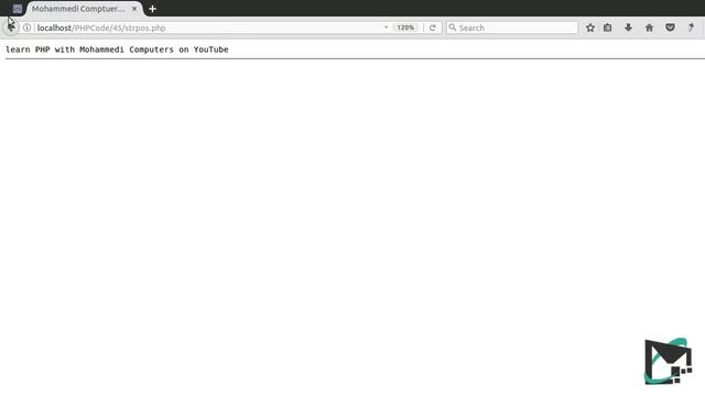 45 - PHP String Function - search string position - from beginning - from end смотреть онлайн
