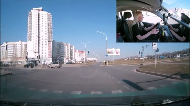 Разворот на Н. Орды. Подготовка к экзамену в ГАИ Семашко г. Минск смотреть онлайн