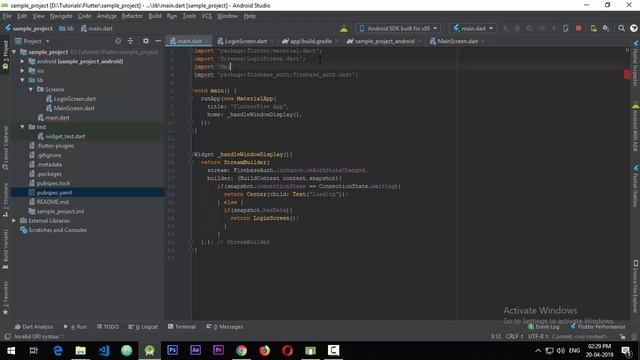 Flutter Firebase - Integration and Authentication | Flutter Tutorial смотреть онлайн