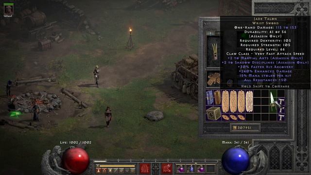 Martial Arts Assasin Build & Gear Guide - PTR 2.4 Diablo 2 Resurrected смотреть онлайн
