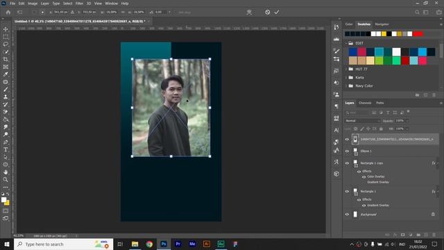 Cara Membuat Instagram Story Simple - KEREN! | Tutorial Photoshop #14 смотреть онлайн