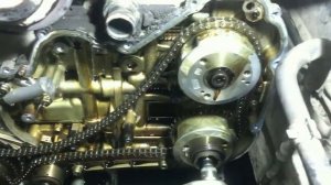 Subaru EZ36 установка цепей ГРМ