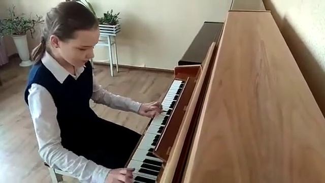 Данильченко Лиза, преп-ль Старикова В.В., ДМШ1 г.У-Каменогорска С.Рахманинов "Итальянская полька". смотреть онлайн