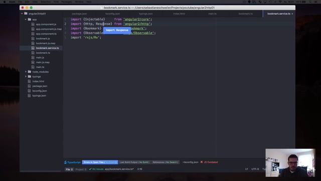 Angular 2 Http Client (Accessing REST Web Services) Quickstart Tutorial 2016 смотреть онлайн