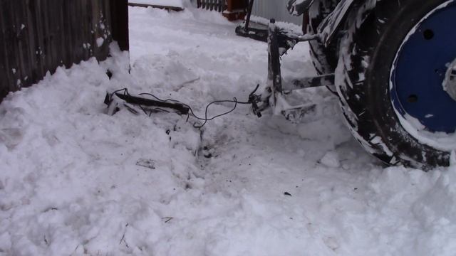 Уборка снега трактор Т 40 смотреть онлайн