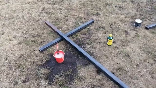 Навес над дверью гаража.(под мангал) смотреть онлайн