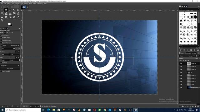 Gimp tutorial / logo design смотреть онлайн