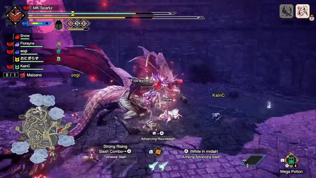 Monster Hunter Rise Sunbreak - Malzeno Boss Fight (Multi/Insect Glaive) смотреть онлайн