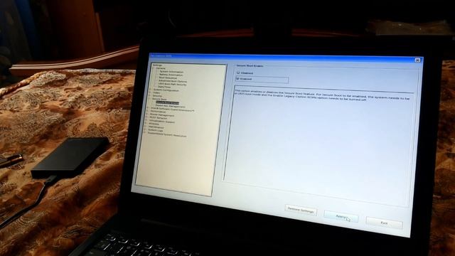 Dell Inspiron 5570 загрузка с USB, настройка Bios смотреть онлайн