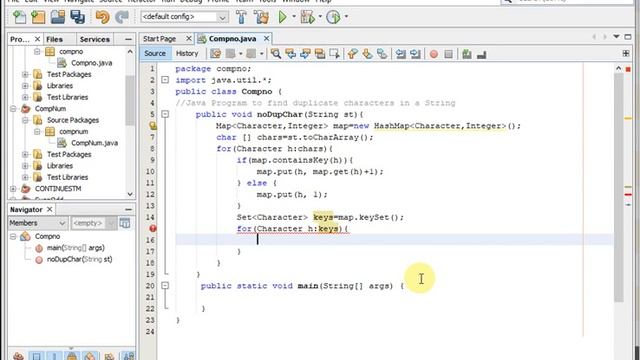 Java Program to find duplicate characters in a String смотреть онлайн