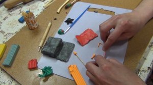 Лепка композиции "Вечный огонь" из пластилина