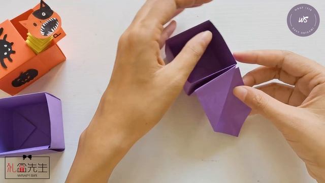 Origami Halloween Surprise box | Halloween origami paper crafts funy toys | 萬聖節摺紙 смотреть онлайн