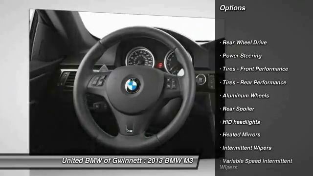 2013 BMW M3 Duluth GA 47338A смотреть онлайн
