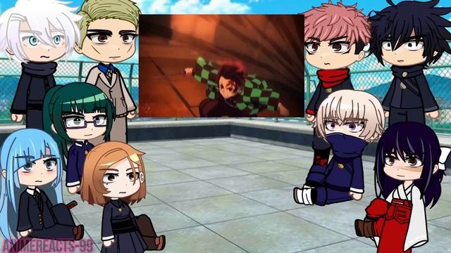 Jujutsu Kaisen react to Demon Slayer || Part- 2 смотреть онлайн