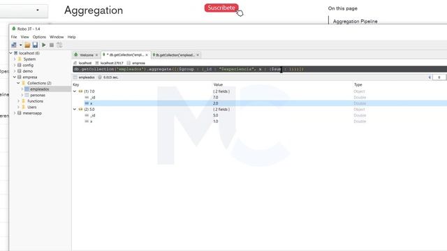 Curso MongoDB - 9 Operaciones de Agregación смотреть онлайн