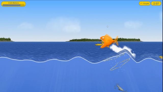 ЗОЛОТАЯ РЫБА СЪЕЛА РЫБАКА Игра Tasty Blue приключения голодной рыбы в океане.Игры на андроид смотреть онлайн