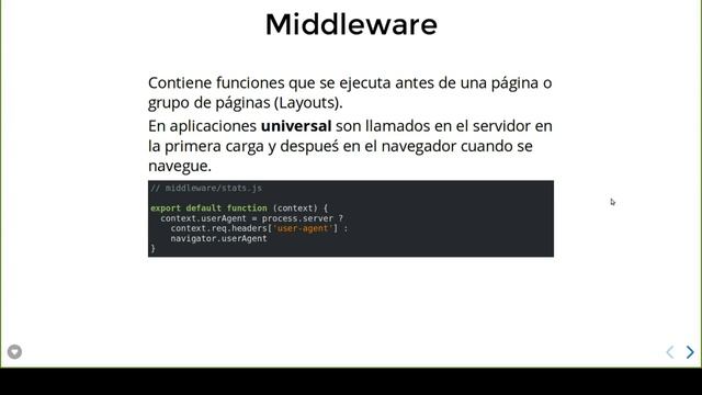 Introducción al desarrollo de aplicaciones universales con Nuxt.js смотреть онлайн