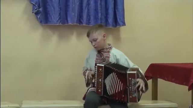 Наигрыш на гармони «Под пляску». Исполняет Владислав Малюков, г. Череповец. смотреть онлайн