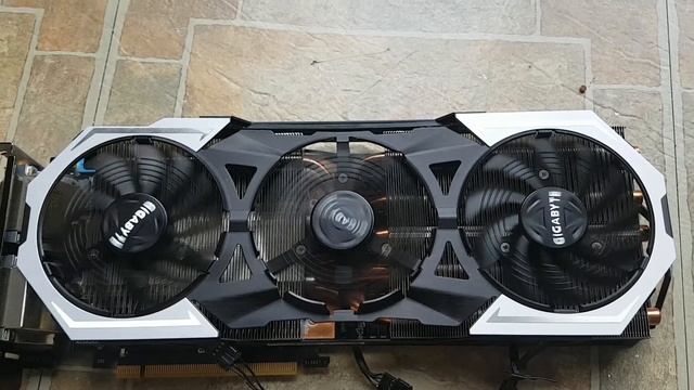 Gigabyte G1 Gaming middle fan spinning faster GeForce GTX 980 ti, 1070,1080 ti common problem смотреть онлайн