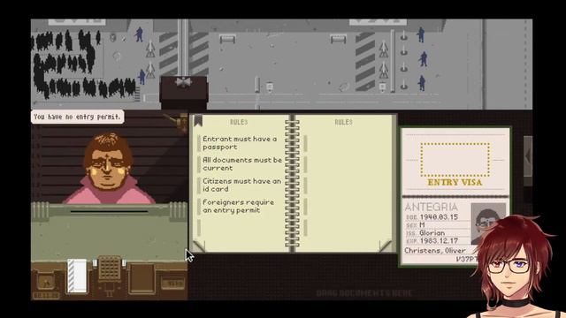 【Papers, Please】　glory to aristotzka!　【NEXA／Bunji Amamiya】#1 смотреть онлайн