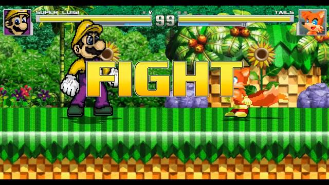 [MUGEN]Luigi vs Tails(Nintendo vs Sega) смотреть онлайн
