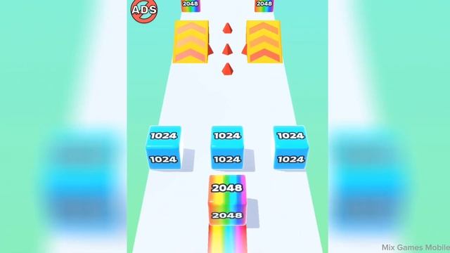 Jelly Run 2048 Infinity Mode Max Level Gameplay смотреть онлайн