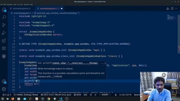 Code Along | Building an app using GTK3.0 (In C/C++) | #GTK #Linux #Live | KRS GitHub Raid