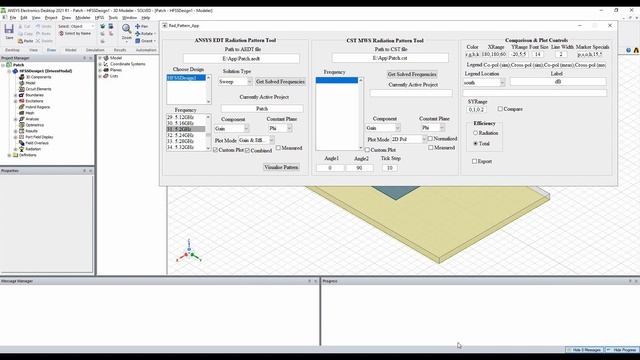 Radiation Patterns from Ansys HFSS and CST in a single click using in House Developed Tool. смотреть онлайн