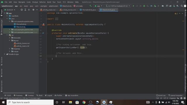How to create Splash Screen in Android Studio || Java смотреть онлайн