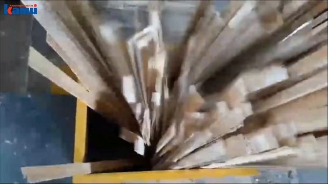 Шредер для измельчения древесных отходов UNTHA LR630 | Видео дробления реек из фанеры смотреть онлайн