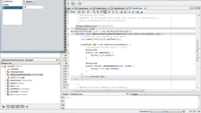 JAVA Tutorial - GUI Part 2: Using common controls (RadioButton, List, Combobox) - Session 10 смотреть онлайн