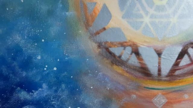 Картина "Еврейская медитация" Acrylic painting "Jewish Meditation". ציור אקרילי "מדיטציה יהודית" смотреть онлайн