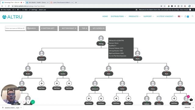 How to Use the Tree Viewer in Salteris MLM Back-Office Software | Steve Vincent 385-296-1609 смотреть онлайн