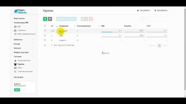 Как настроить права доступа пользователей частного облака? смотреть онлайн
