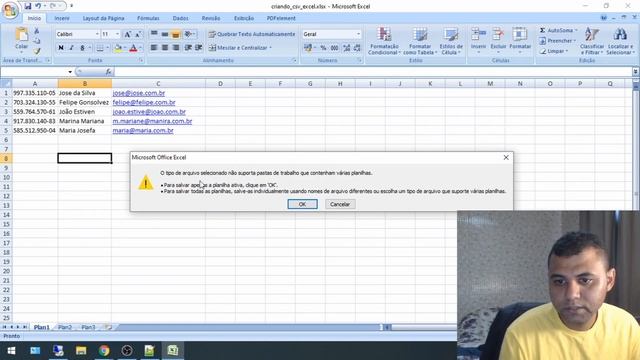 FORMA FÁCIL de Planilha EXCEL para Arquivo CSV смотреть онлайн