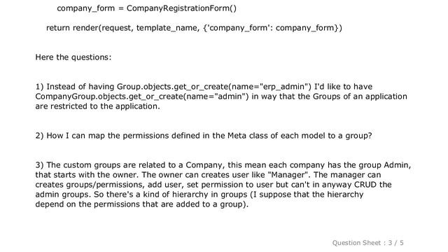 Django : How to create custom groups in django from group смотреть онлайн