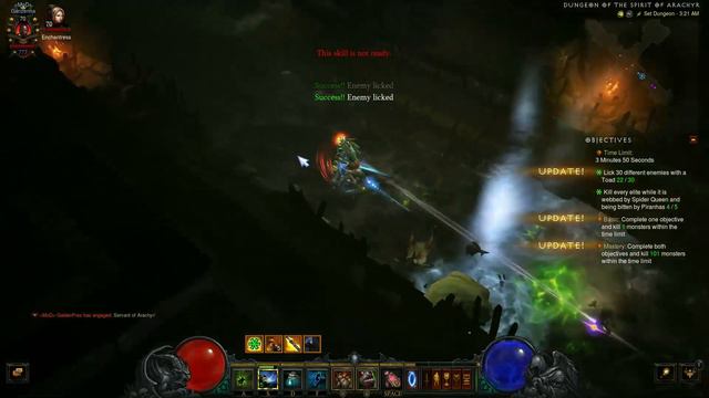 DIABLO 3 season 27 WITCH DOCTOR Archyr set dungeon guide смотреть онлайн