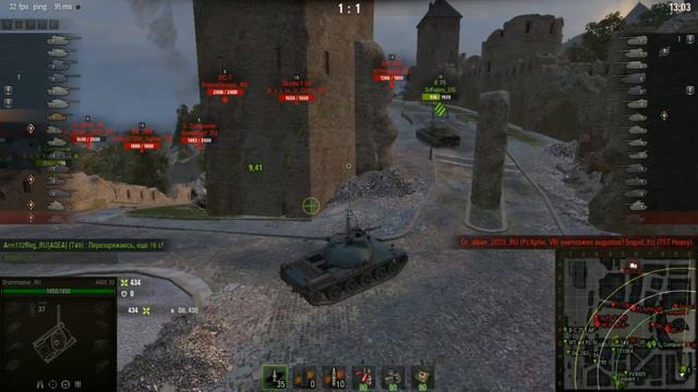 World of Tanks ⚓ AMX 30 ⚓ РАНДОМНЫЙ ОБЗОР смотреть онлайн