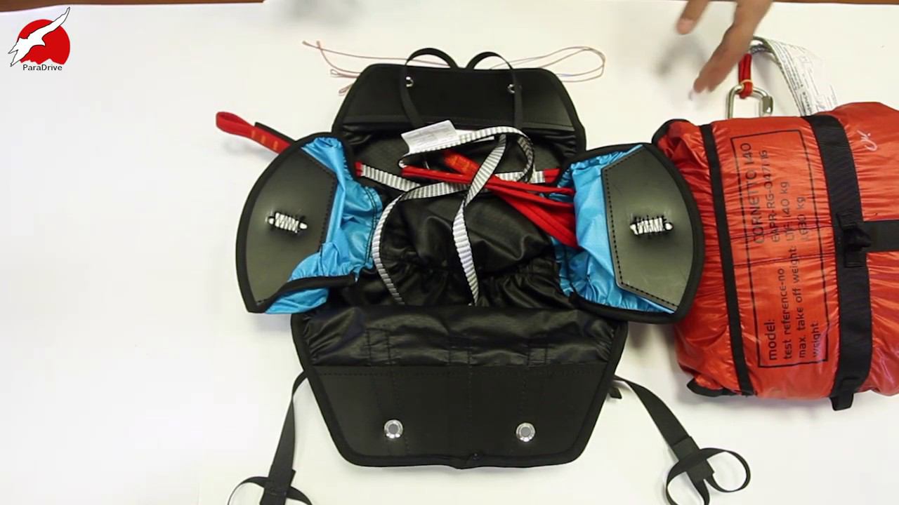 Парапланеризм: установка парашюта Cornetto-140 во фронтальный кокпит Multi (Independence) смотреть онлайн