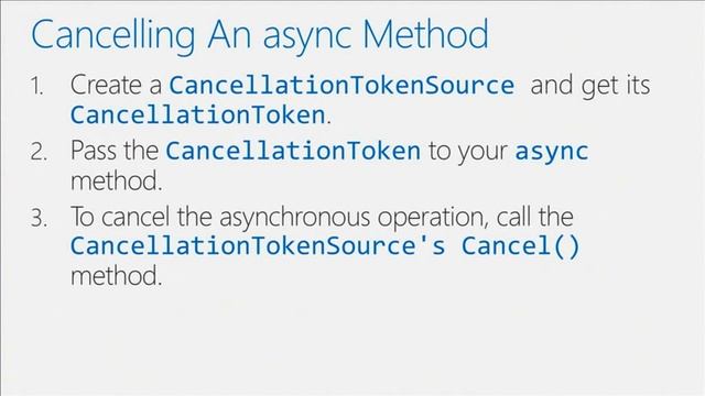 Asynchronous programming with C# смотреть онлайн
