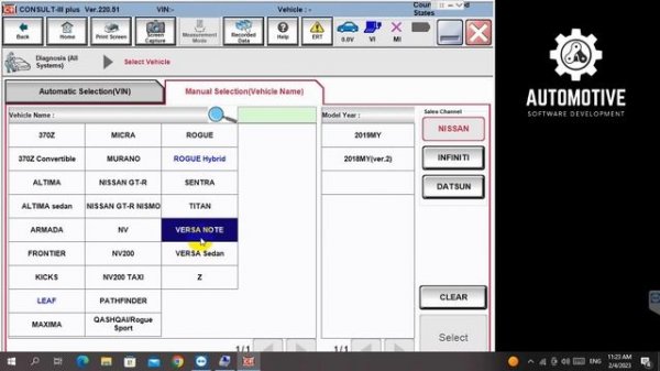 MONGOOSE PRO NISSAN | NISSAN CONSULT-III PLUS R2R DIAGNOSTIC SOFTWARE