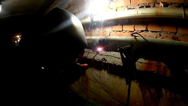 Ремонт трещины трубы ГВС смотреть онлайн